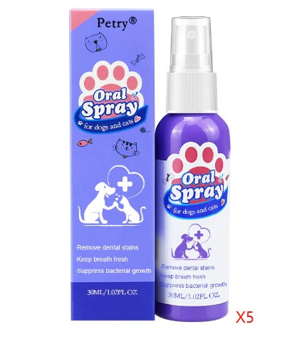 Spray Dentaire PetZen™ – Soin Quotidien pour une Bouche Saine  🐶 🦷