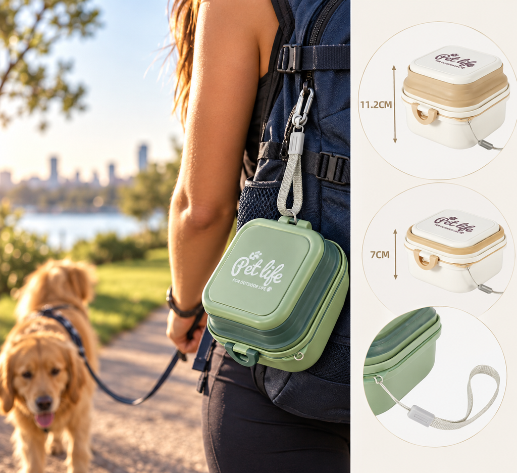 PetZen™ Fold & Go Travel Bowl