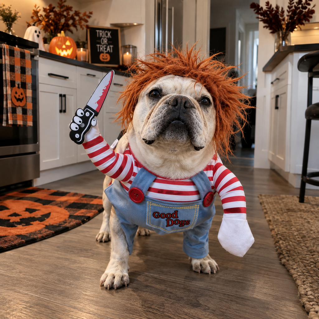 PetZen™ Chucky Halloween Dog Costume