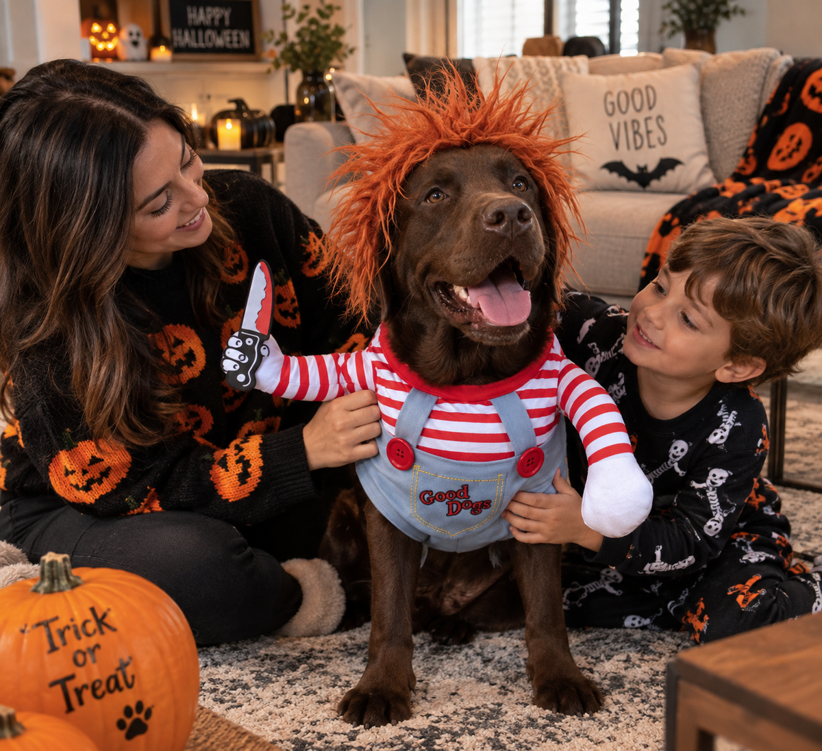 PetZen™ Chucky Halloween Dog Costume